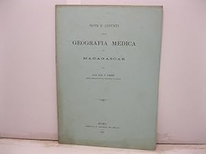Note e appunti sulla geografia medica di Madagascar