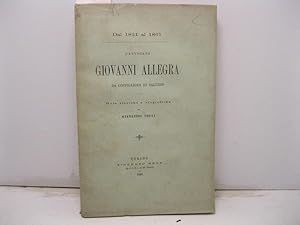 L'avvocato Giovanni Allegra da Costigliole di Saluzzo. Note storiche e biografiche di Gianluigi C...