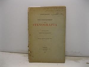 Sunto storico-letterario della stenografia con una tavola