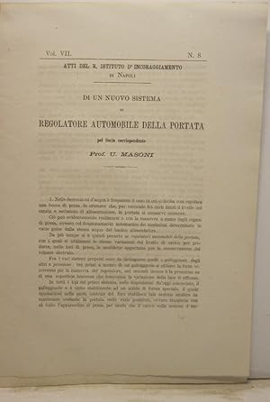 Di un nuovo sistema di regolatore automobile della portata