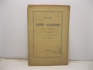Canto a Dante Alighieri con un discorso intorno alla forma allegorica e alla principale allegoria...