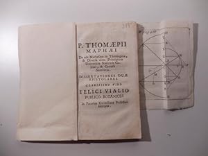 P. Thomae Pii Maphei De usu Matheseos in Theologicis, & Diversa circa Principium Universale Stati...