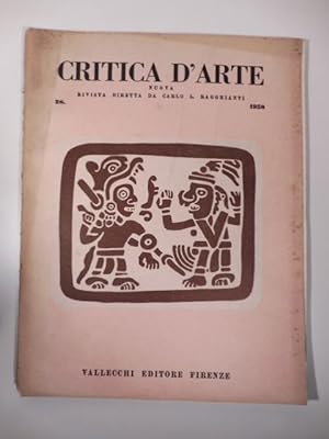 Critica d'arte. Nuova Rivista diretta da Carlo L. Ragghianti, 28, 1958