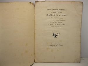 Illustrationes prodromae in scriptores graecos et latinos, de belopaeia. Habitae in conventu acad...