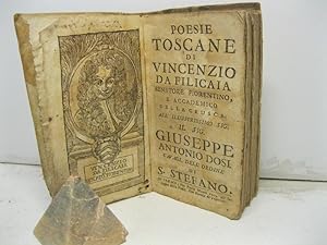 Bild des Verkufers fr Poesie toscane di Vincenzo da Filicaia senatore fiorentino. zum Verkauf von Coenobium Libreria antiquaria