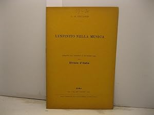 L'infinito nella musica. Estratto dal fascicolo di settembre 1905 della Rivista d'Italia