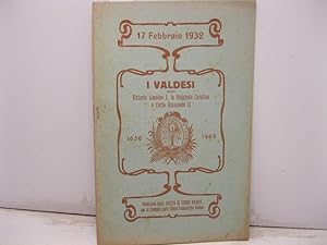 I Valdesi sotto Vittorio Amedeo I, la Reggente Cristina e Carlo Emanuele II. (1630 - 1665).