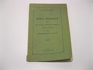 Brevi Memorie della Vita di Mons. Giuseppe Marello, Vescovo d'Acqui e della congregazione da lui ...