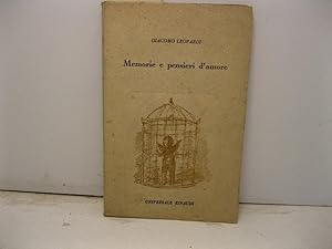 Memorie e pensieri d'amore a cura di Carlo Muscetta