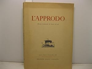 L'approdo. Rivista trimestrale di lettere ed arti