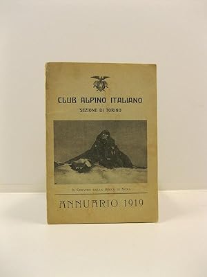 Club Alpino italiano. Sezione di Torino. Annuario 1919