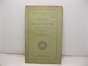 The varieties of the human species. Principles and method of classification