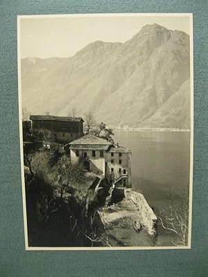 Lago di Como. Dalla strada Bellagio. Tre fotografie originali