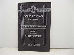 Emilio Cavallo. Alessandria. Scuola professionale di maglieria a macchina. Macchine tipo speciale...