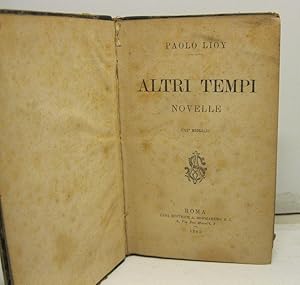 Altri tempi. Novelle. VIIIo migliaio