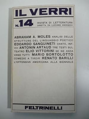 Il Verri. Rivista di letteratura diretta da Luciano Anceschi, n. 14