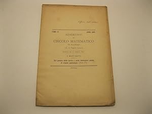 Sul genere delle curve omega nelle invenzioni piane di classe qualunque (nota II). Estratto