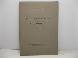 Saggi dagli scritti di Cino Bozzetti. Con introduzione e note