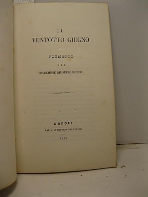 Il ventotto giugno. Poemetto