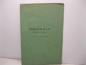 Sulla conversione dei beni dei LL. PP. in rendita pubblica. Il consiglio degli Istituti Ospitalie...