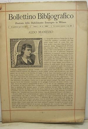 Bollettino bibliografico illustrato dello Stabilimento Sonzogno in Milano. Anno I, n. 4, 1883. Al...