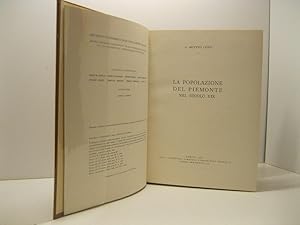 La popolazione del Piemonte nel secolo XIX. Archivio economico dell'unificazione italiana.