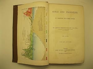Bild des Verkufers fr Sinai and Palestine in connection with their history. New edition. With maps and plans zum Verkauf von Coenobium Libreria antiquaria