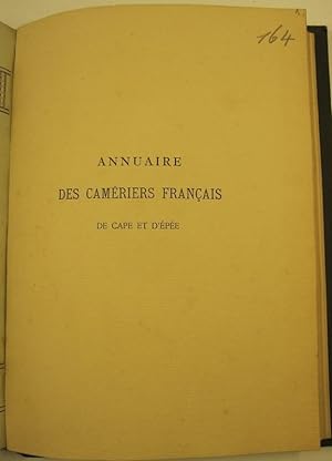Annuaire de l'association amicale des cameriers francais de cape et d'epee de Sa Saintete' le pap...
