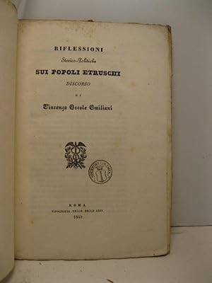Riflessioni storico-politiche sui popoli etruschi