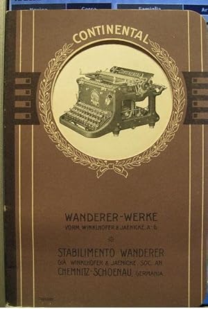 La macchina da scrivere Continental. Un campione del piu' fino lavoro di precisione. Stabilimento...