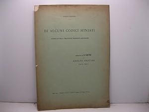 Di alcuni codici miniati conservati nelle biblioteche tedesche e austriache