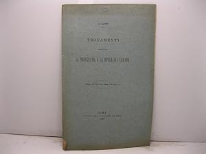 Trovamenti riguardanti la topografia e la epigrafia urbana. Estratto dal Bull. arch. comun, 1895,...