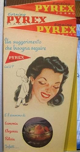 Pyrex Corning. Un suggerimento che bisogna seguire. E' il sinonimo di economia, eleganza, pulizia.