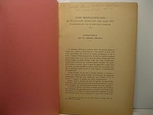 Esame micropaleontologico di un calcare rosso-cupo del lias sup. di Monsummano (val di Nievole) i...