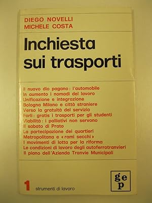 Seller image for Inchiesta sui trasporti. for sale by Coenobium Libreria antiquaria