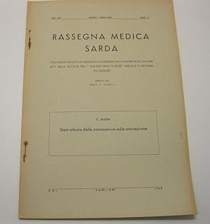 Stato attuale delle conoscenze sulla ominazione RASSEGNA MEDICA SARDA - Studi della facolta' di m...