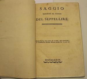 Saggio intorno al luogo del seppellire