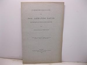 Commemorazione del Prof. Armando David socio corrispondente della Pontificia Accademia dei Nuovi ...