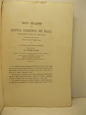 Breve relazione sulla risipola cangrenosa dei maiali sviluppatasi in Milano nell'anno 1874