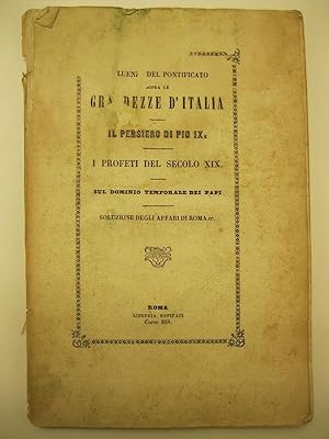 Influenza del Pontificato sopra le grandezze dell'Italia (Dicembre 1848), cenni del Barone D'Ecks...