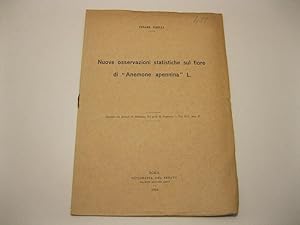 Nuove osservazioni statistiche sul fiore di Anemone apennina L. Estratto da Annali di Botanica, d...
