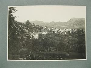 Valle Borbera. Borassi, nel fondo Roccaforte Ligure e S. Martino di Roccaforte. Fotografia originale