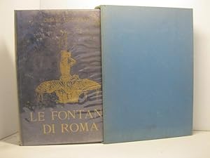 Bild des Verkufers fr Le fontane di Roma. Con documenti e disegni inediti. Seconda edizione - Fotografie di Max Dellacher zum Verkauf von Coenobium Libreria antiquaria