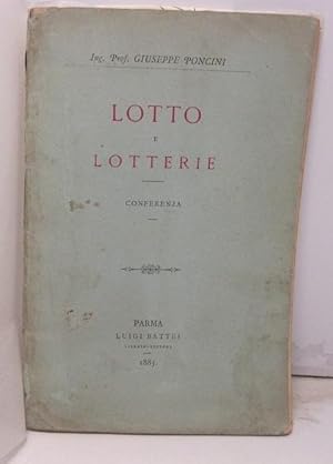 Lotto e lotterie. Conferenza