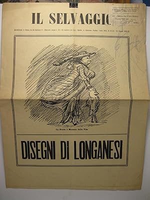 Il selvaggio. N. 4-5-6, 15 giugno 1942. Disegni di Longanesi