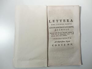 Lettera intorno all'aurora boreale veduta la notte de' 16 Dicembre 1737 e ad alcune altre cose er...