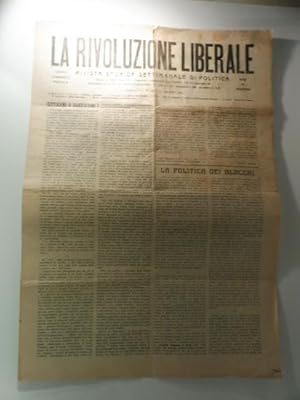 La rivoluzione liberale. Rivista storica settimanale di politica, anno II, n. 22, 17 luglio 1923