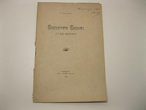 Giuseppe Giusti e il suo epistolario