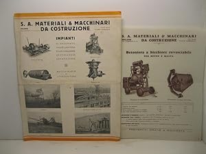 S.A. materiali & macchinari da costruzione. Impianti di trasporto, vaglio, lavatura, frantumazion...