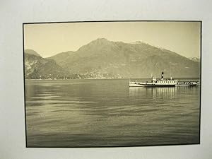 Lago di Como. Menaggio dal lungo lago di Bellagio. Fotografia originale